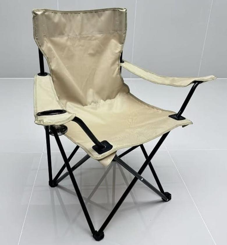 Foldable Camping Chair- Beige image