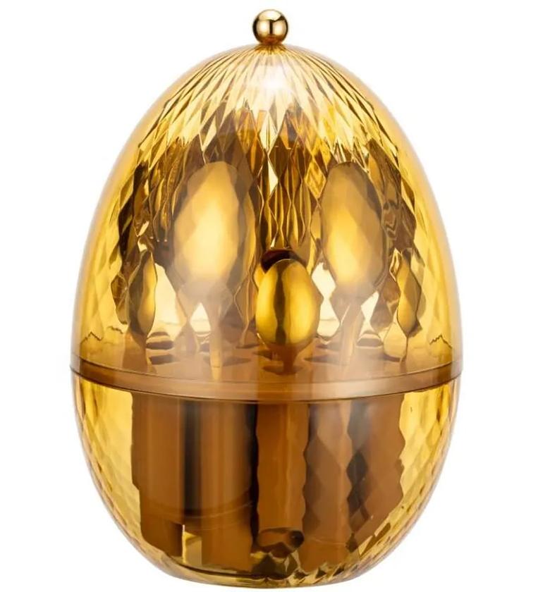24pcs Cutlery Set with Egg-shaped Organizer image