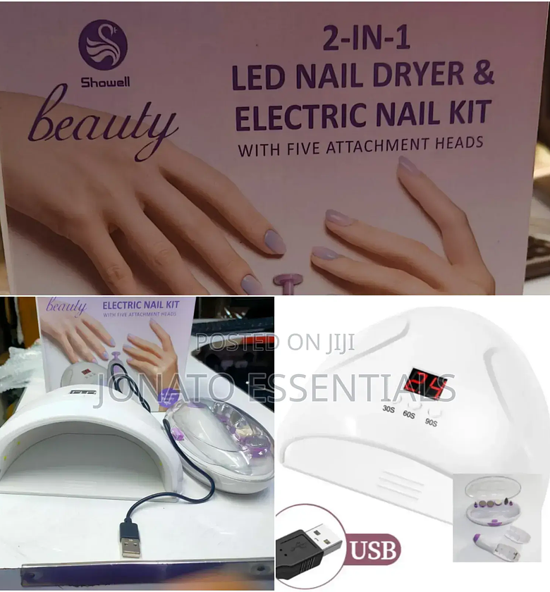 2-in-1 LED Nail Dryer and Electric Nail Kit image