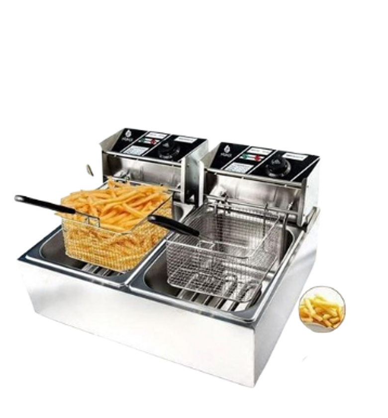 Deep Fryer. Nunix Double Deep Fryer image