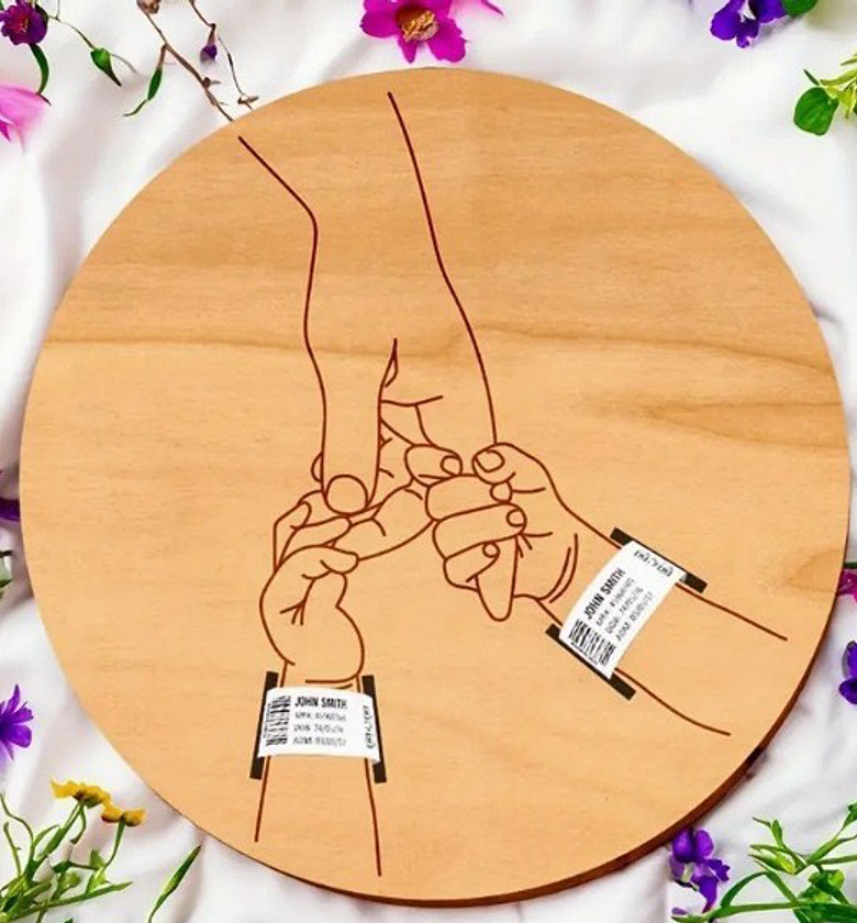 Hello World Birth Detail Plaque image