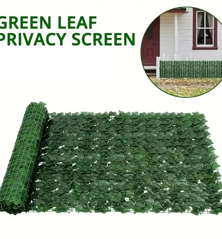Realistic Artificial Leaf Privacy Fence image