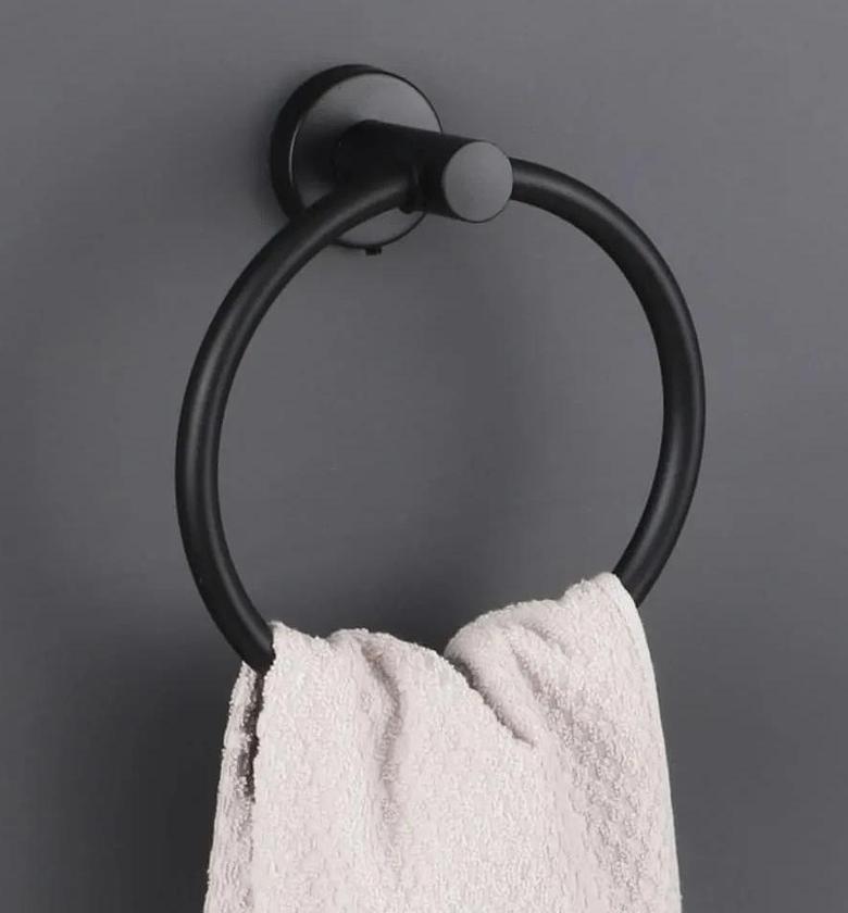 Stainless steel round Towel ring/ holder image