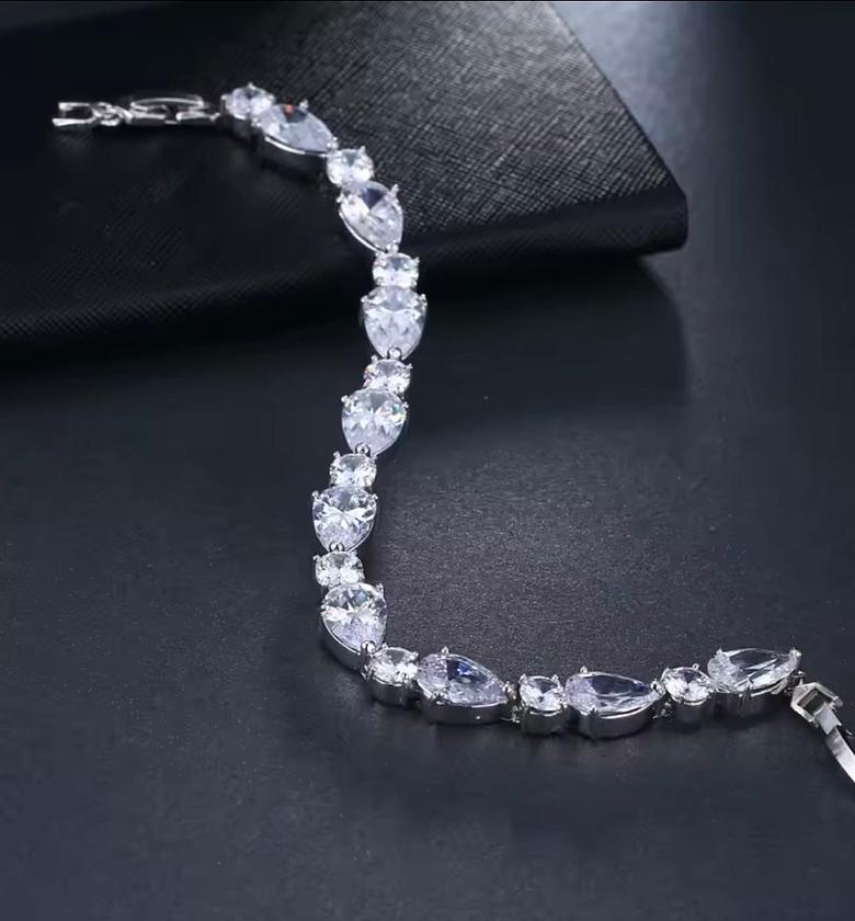 Aurora Pave Tennis Bracelet image