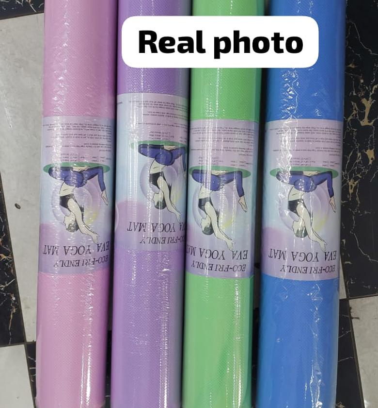 YOGA MATS. 10mm Thick Anti-Slip Double Sided Exercise Fitness Yoga Mat image