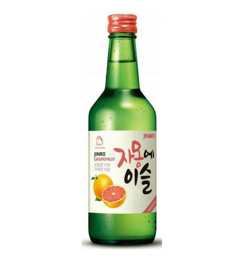 Jinro grapefruit soju image