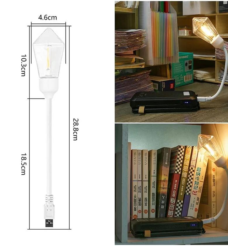 Portable USB Night Light, Lamp Bulb image