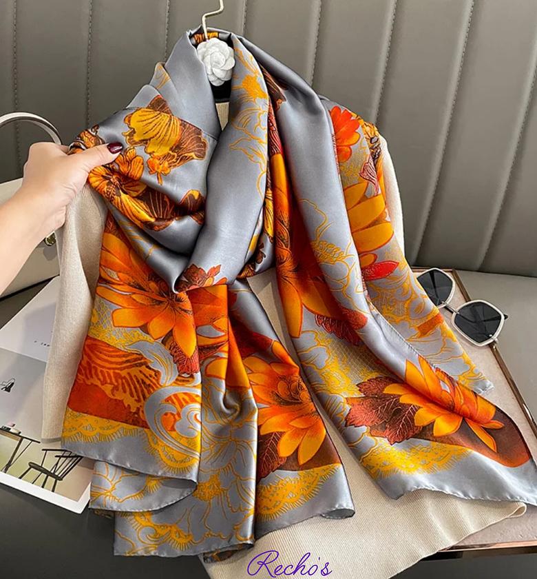 Silk long scarves  image