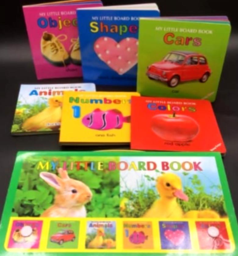 My Little Board Book Set – Baby Toddler Learning Books image