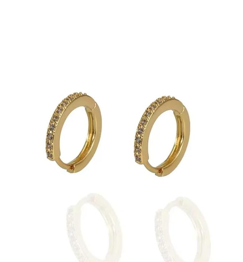 Rhinestone Baby loops Earrings image