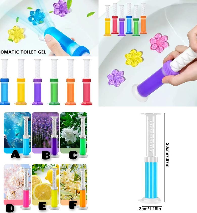 Toilet Aroma Glue Freshener, Fragrance image