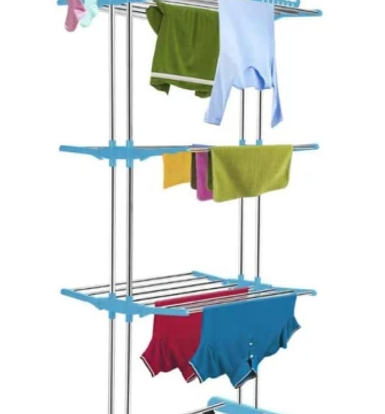 Detachable 3-Layer Cloth Hanger Rack Stand image