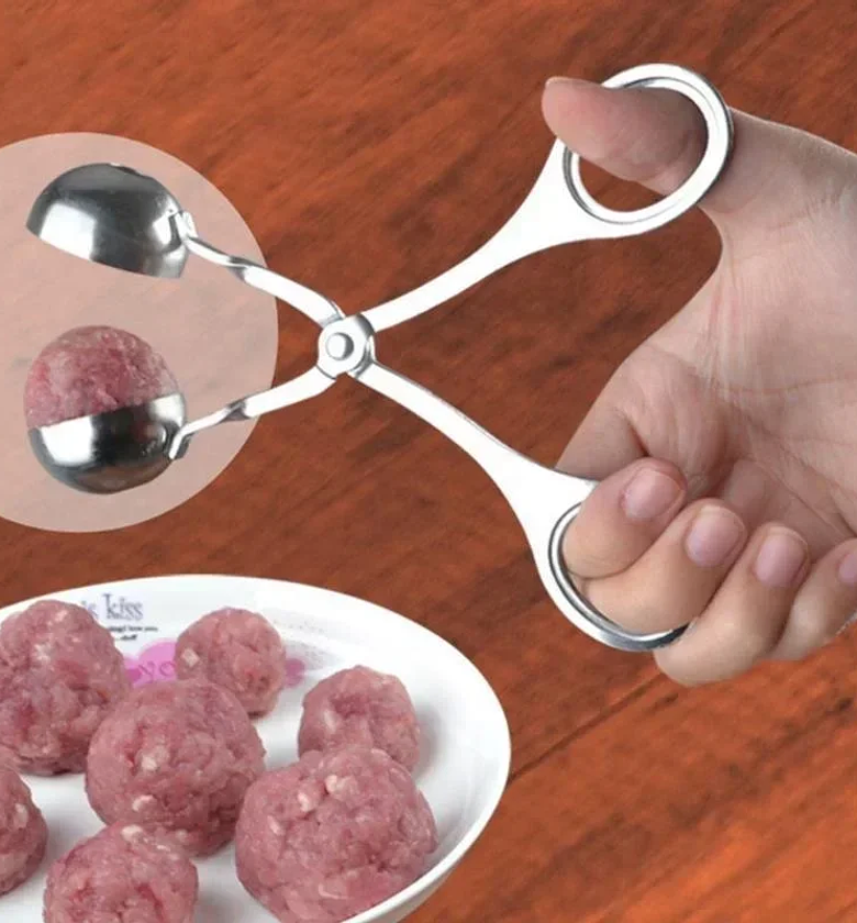 Stainless Steel Meat Ball Shaper and Scooper image