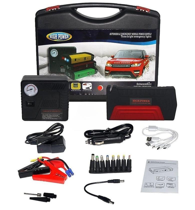 12V Portable Car Jump Starter Kit With Accessories image