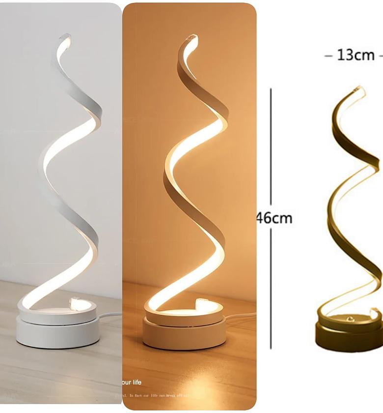Modern Spiral Led Desk Lamp image