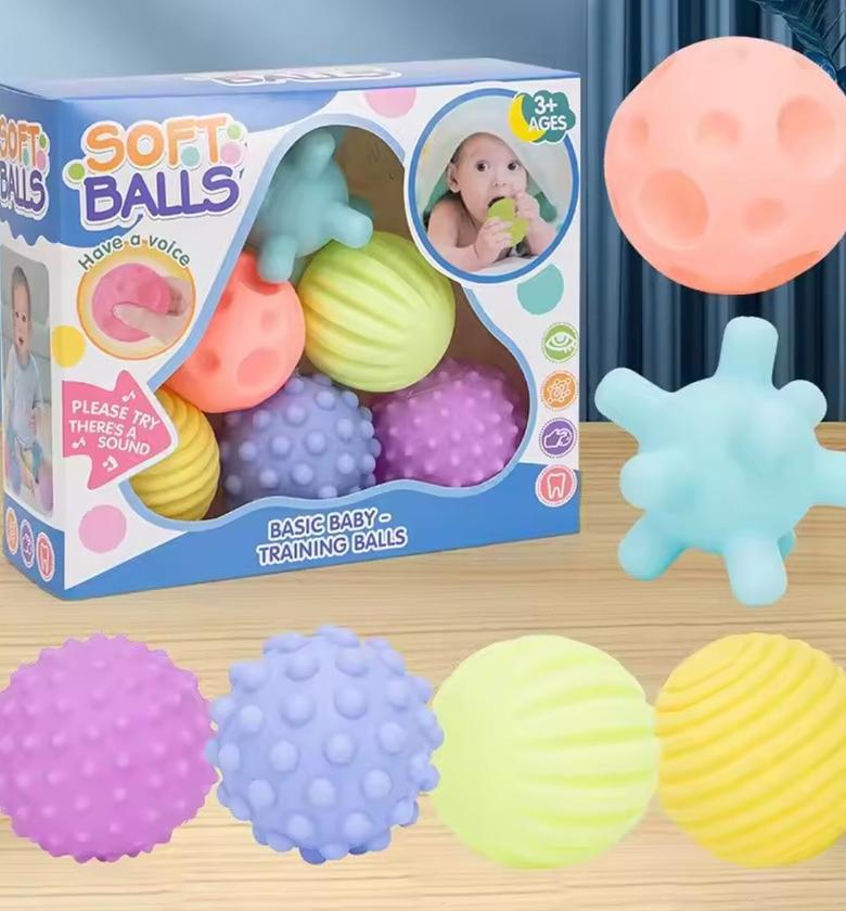 6 Piece Sensory Balls Set image