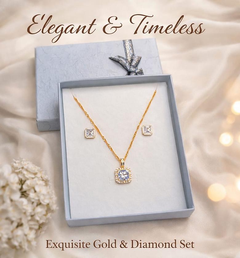 Exquisite Gold & Diamond set image