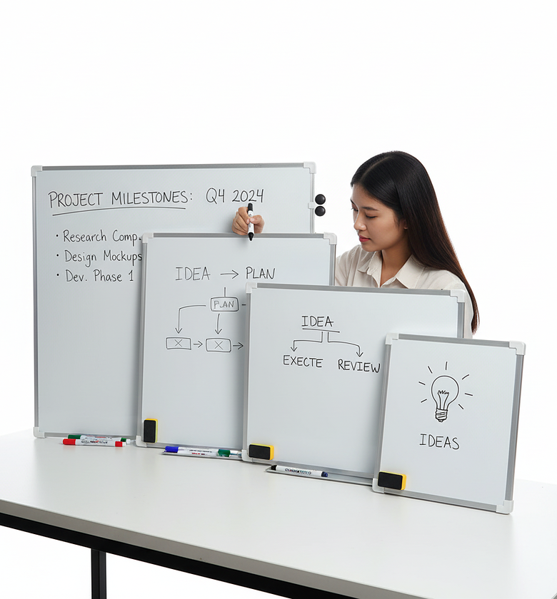 Magnetic White Boards image