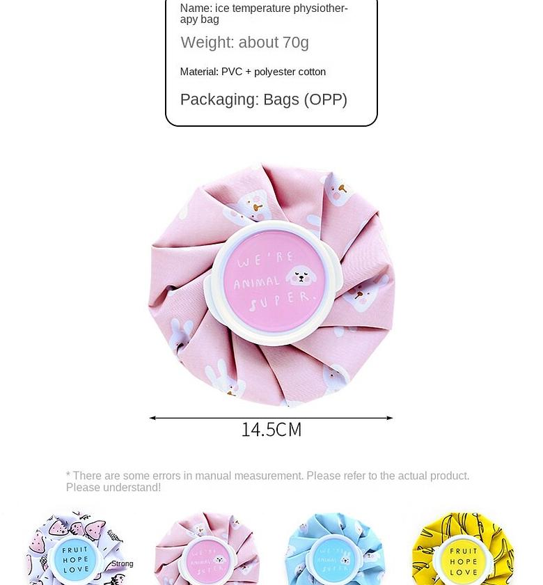 1pc Cartoon Hot Water Bottle Bag  image