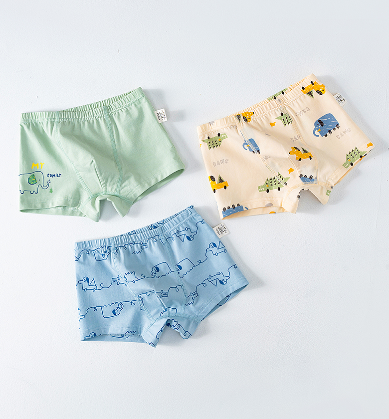 Little elephant Cartoon Boxers Set image
