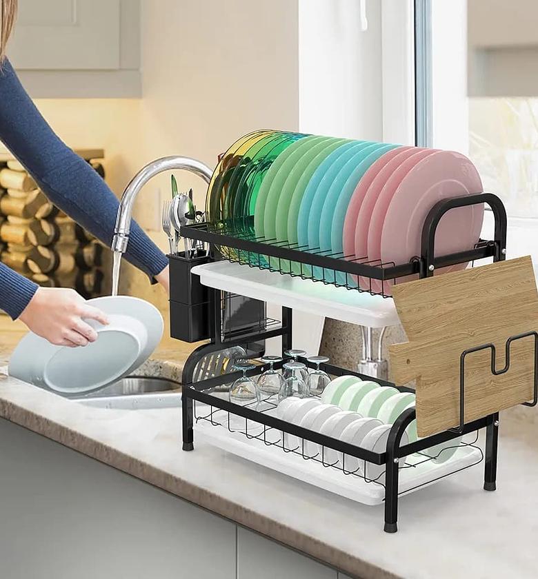 Dish rack 2 layer advanced  Black image