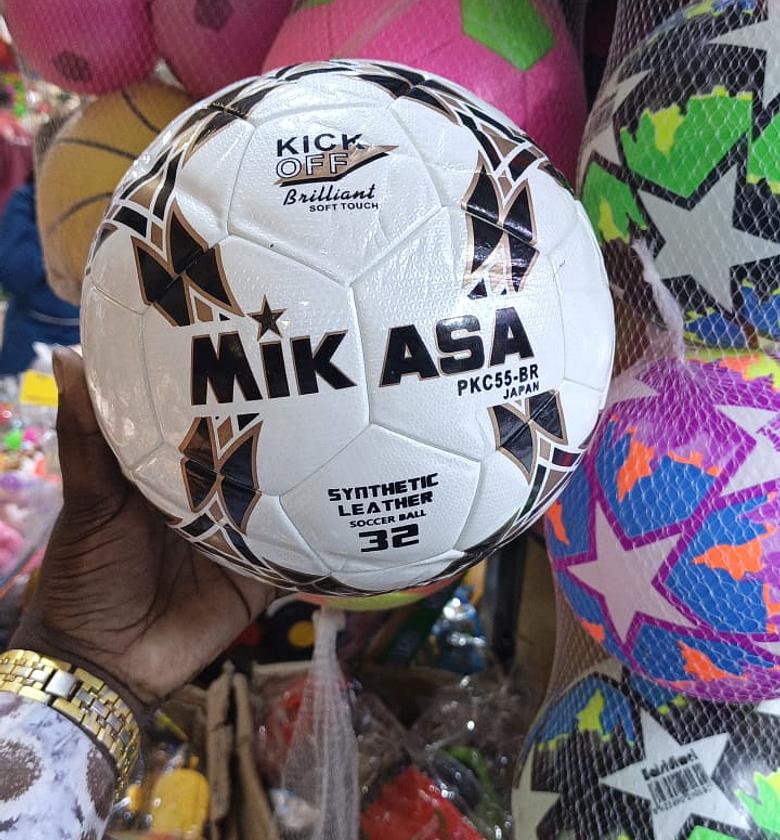 Original Mikasa Ball. Mikasa PKC55-BR Kick Off Brilliant Soccer Ball. image