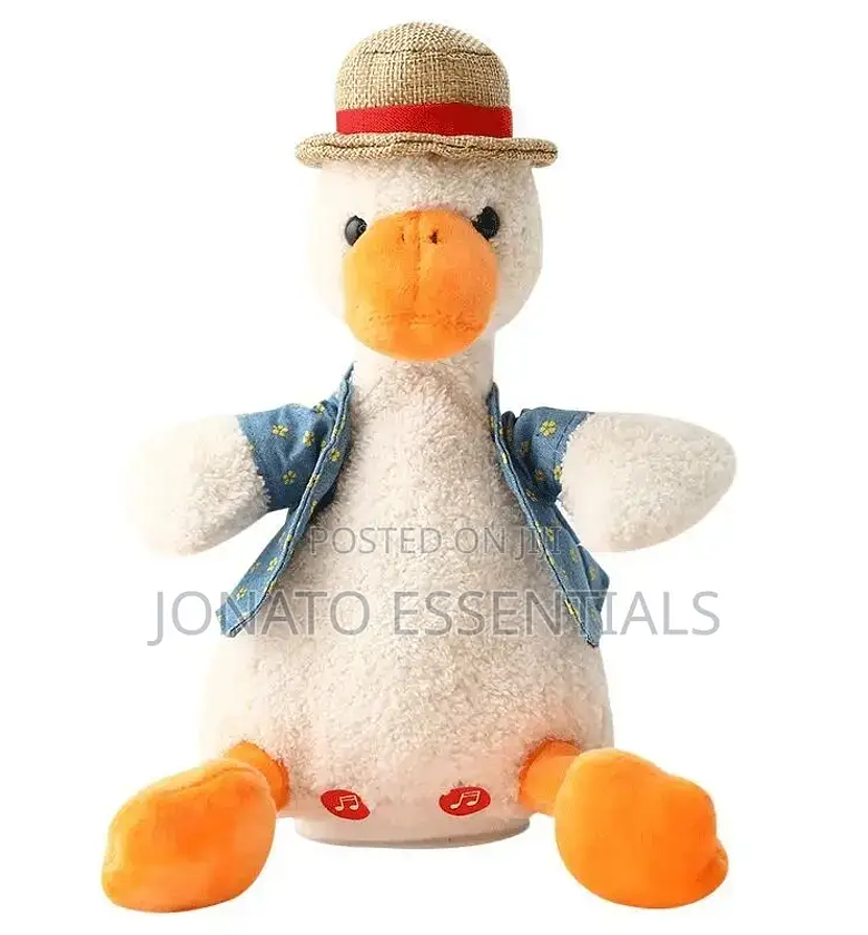 Dapper Talking Repeating Duck Plush Toys With Hats image