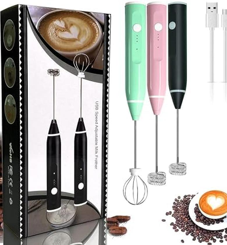 Rechargeable Milk Frother and Mixer, Egg Beater, Whisk image