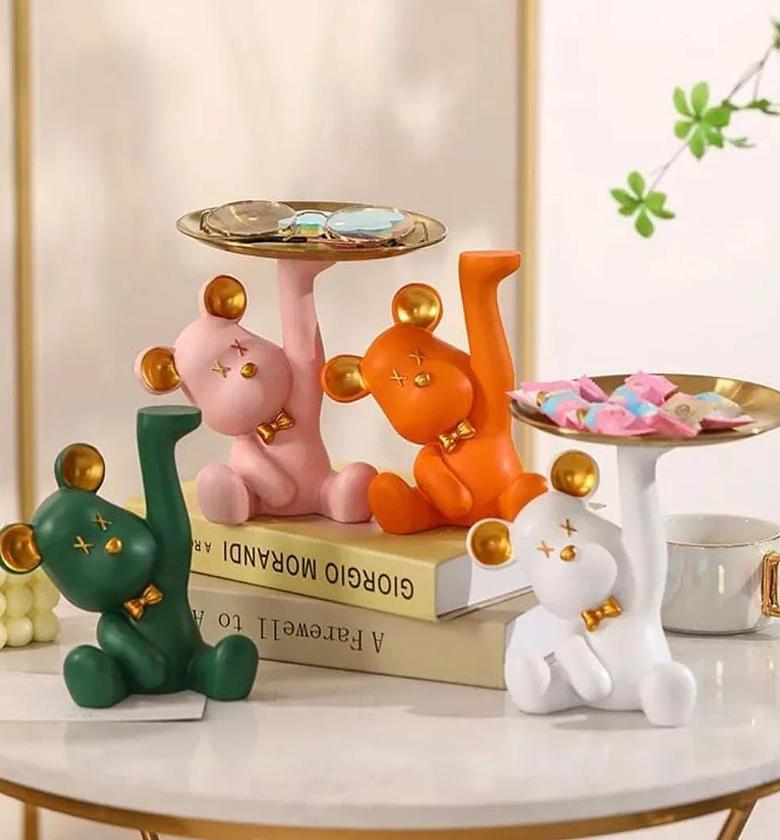 Cute Bear Decorative Household Key Receiver image