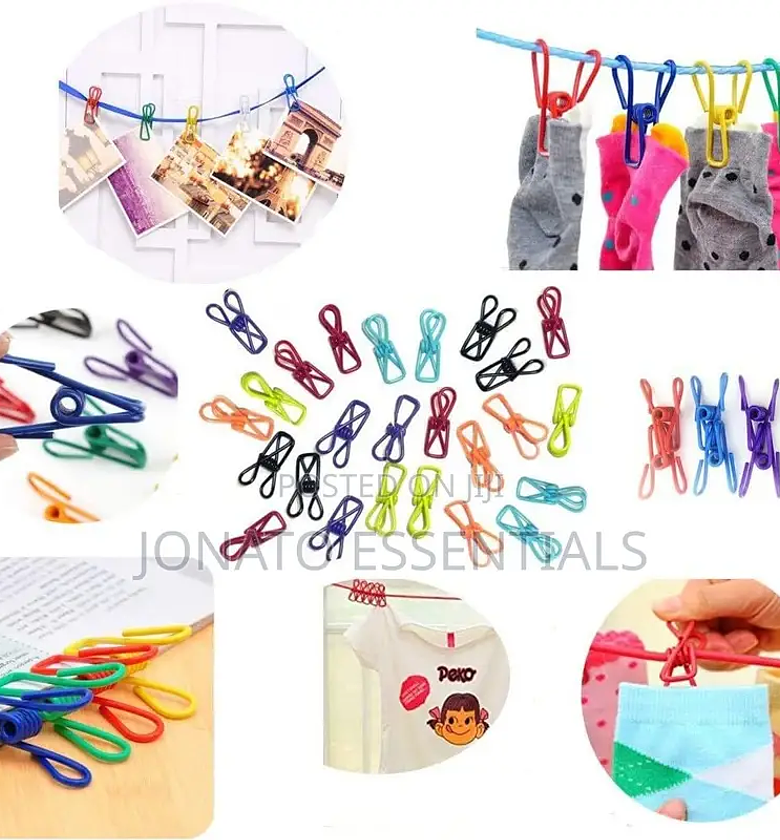 10pc Multipurpose Clips, Pegs or Clamps image