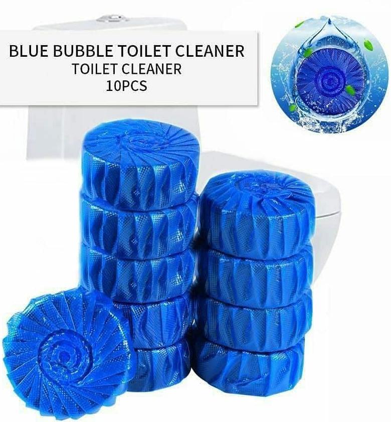 10pc Blue Bubble Toilet Cleaner image