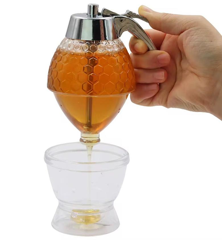  200ml honey dispenser with storage stand  image