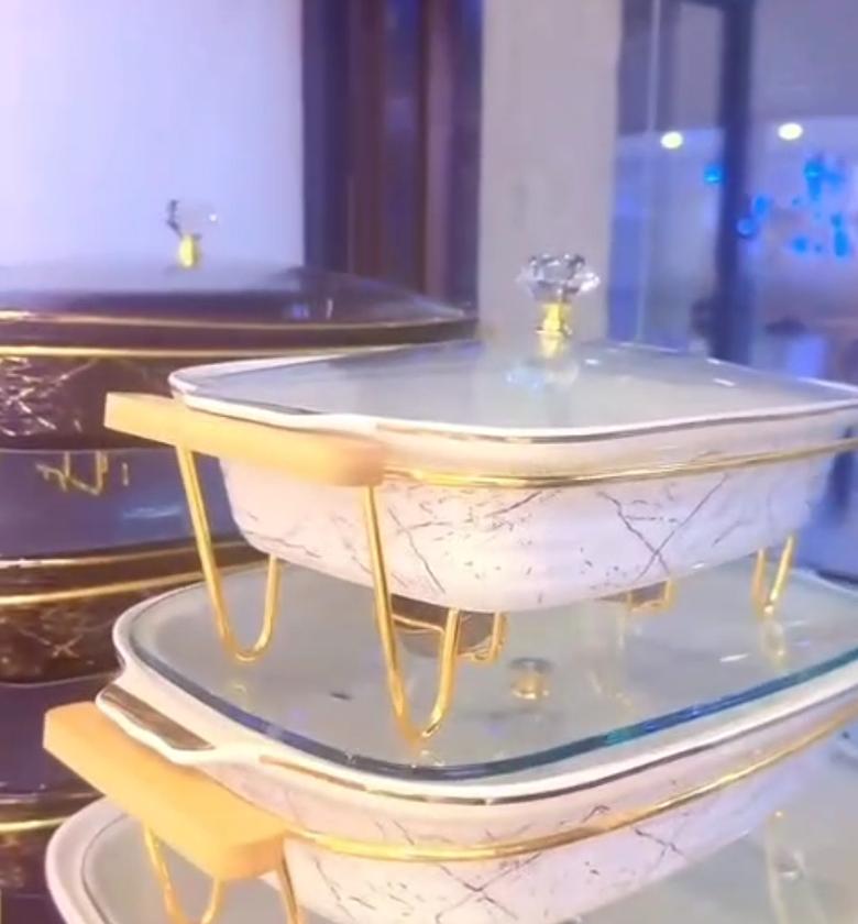 3pcs set ceramic serving dishes  image