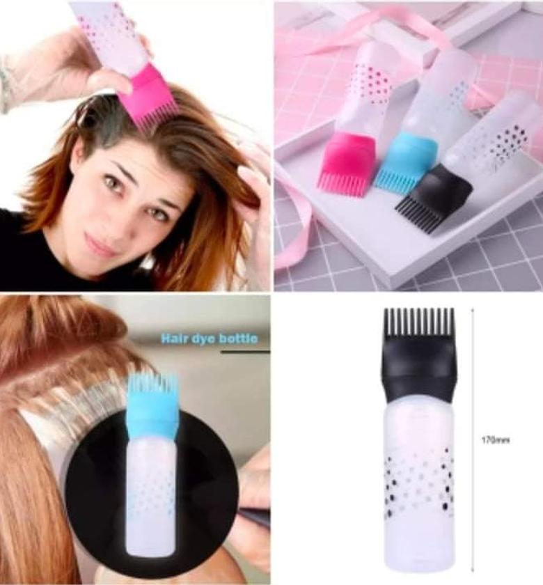Hair Dye or Oil Dispensing Bottle With Applicator image