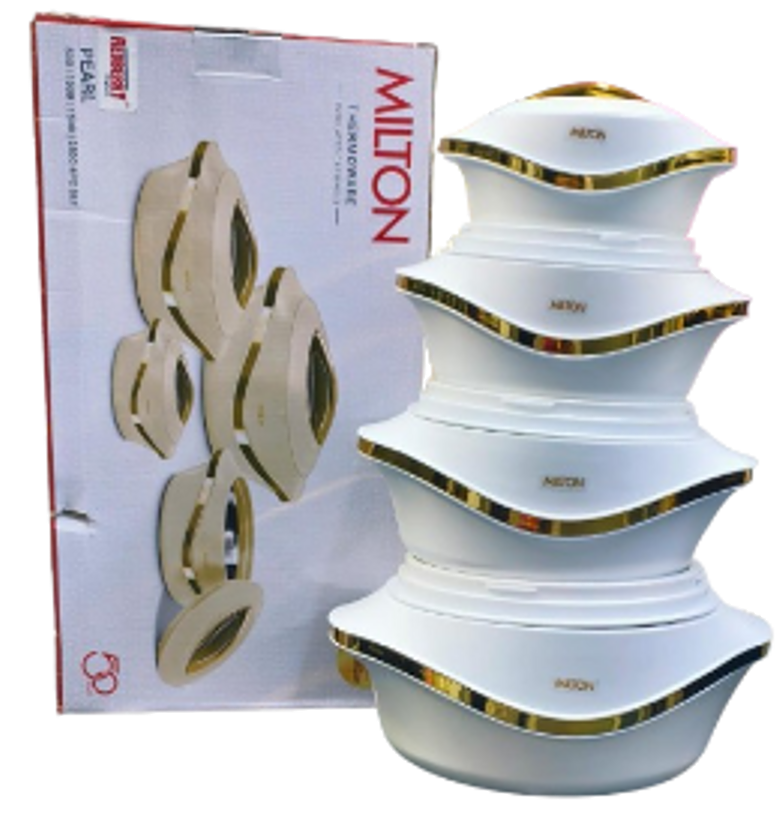 Hotpot. Milton 4 pcs pearl hotpots well insulated image