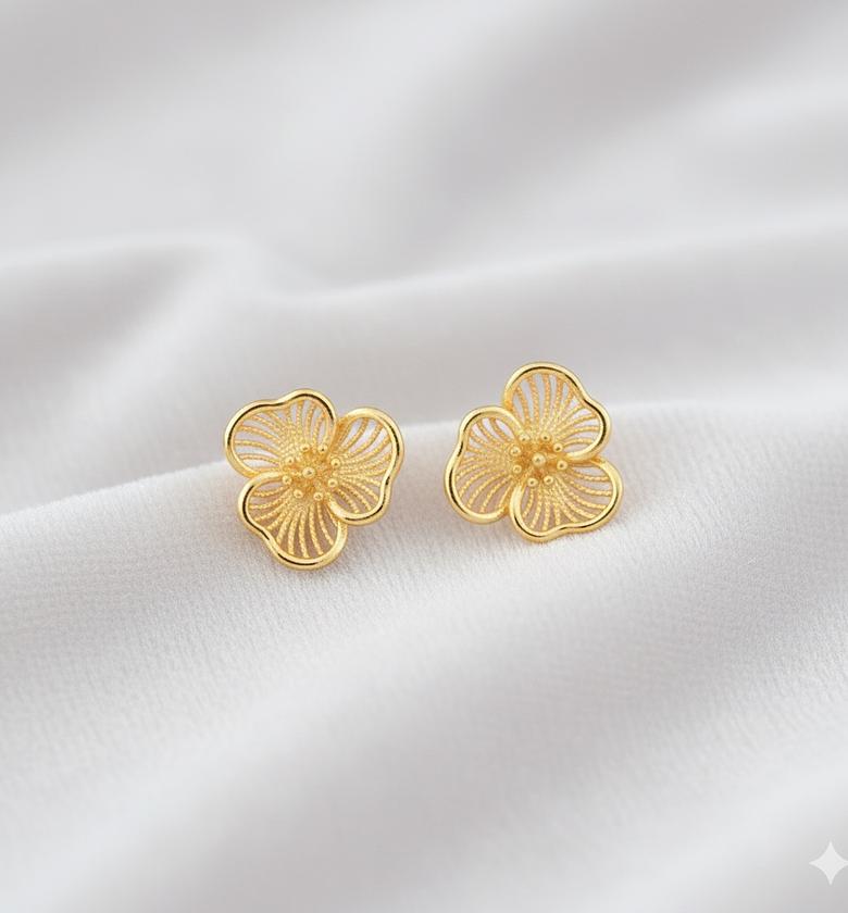 Blossom Flower Stud Earring image