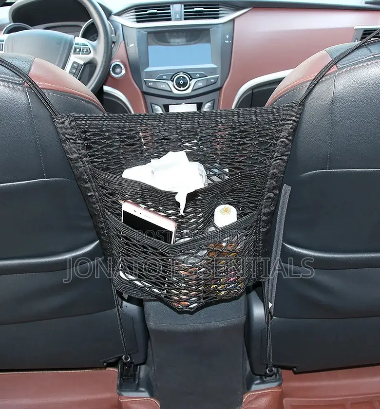 Car Seat Storage Mesh Net, Universal Car Organizer Pocket image
