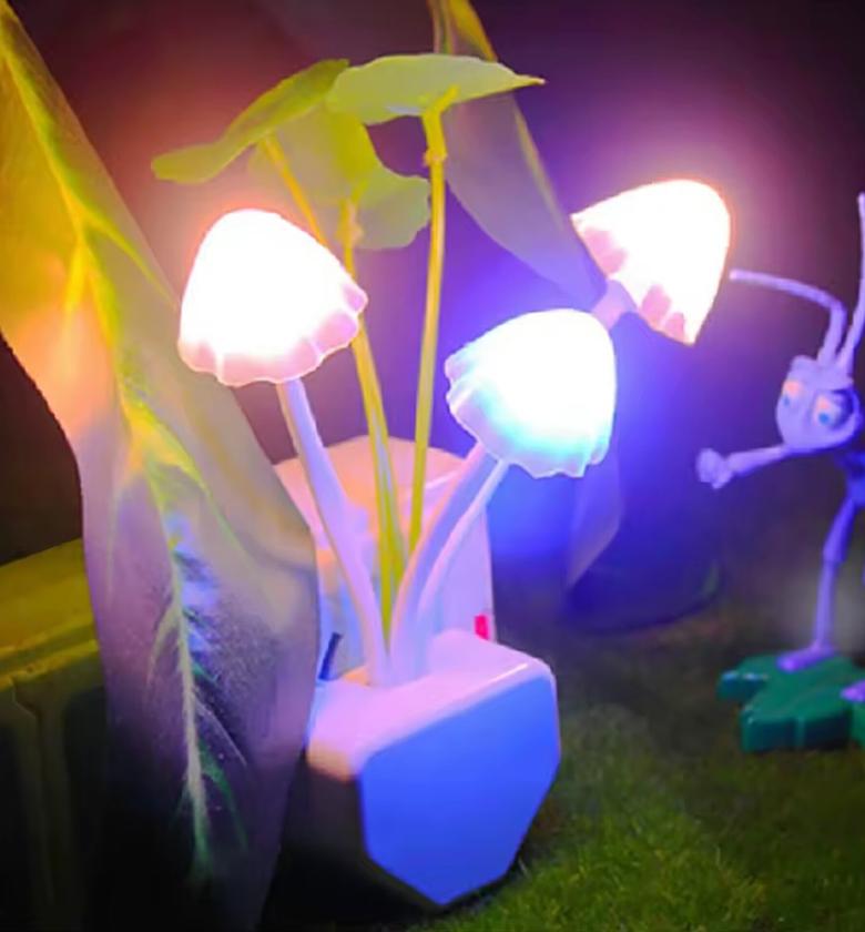LED Mushroom Decorative Socket Lamp image