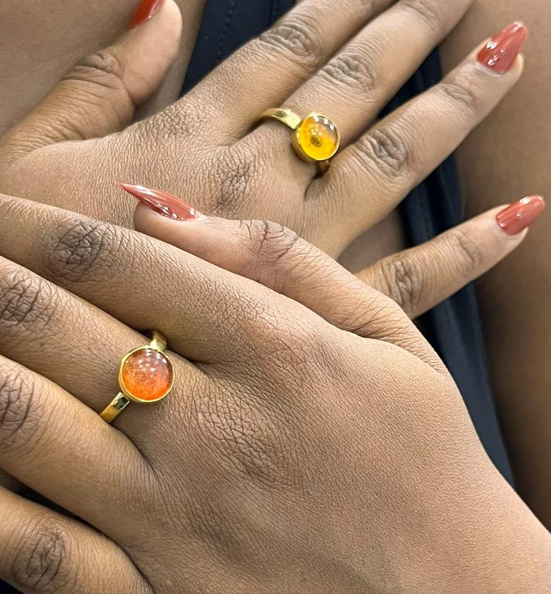 Ayana Brass Rings Adjustable  image