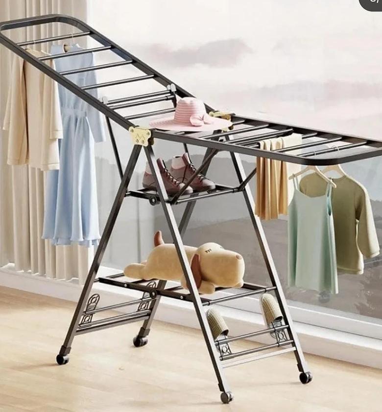 Foldable cloth drying rack image