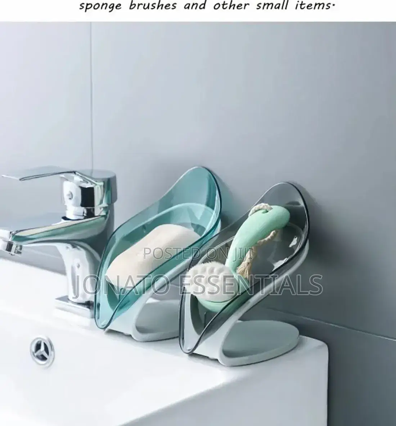 Leaf Shaped Soap Dish, Soap Storage Box image
