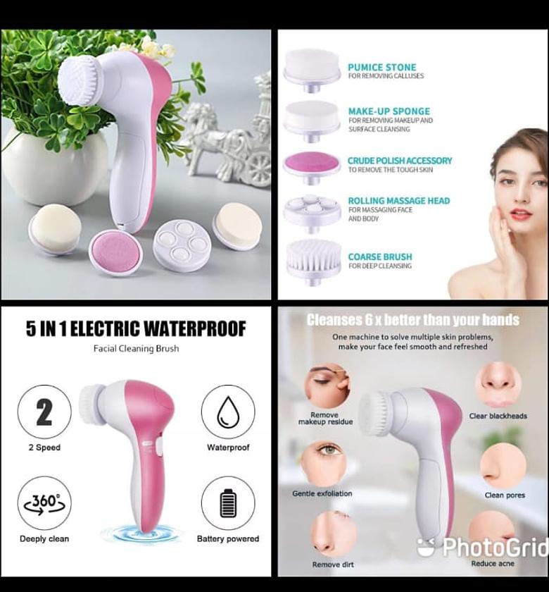 Facial Massager – 5 in 1 Pore Cleaner & Body Massager image
