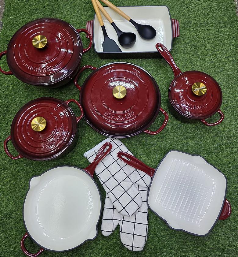 Enamel Cast IRON SET image