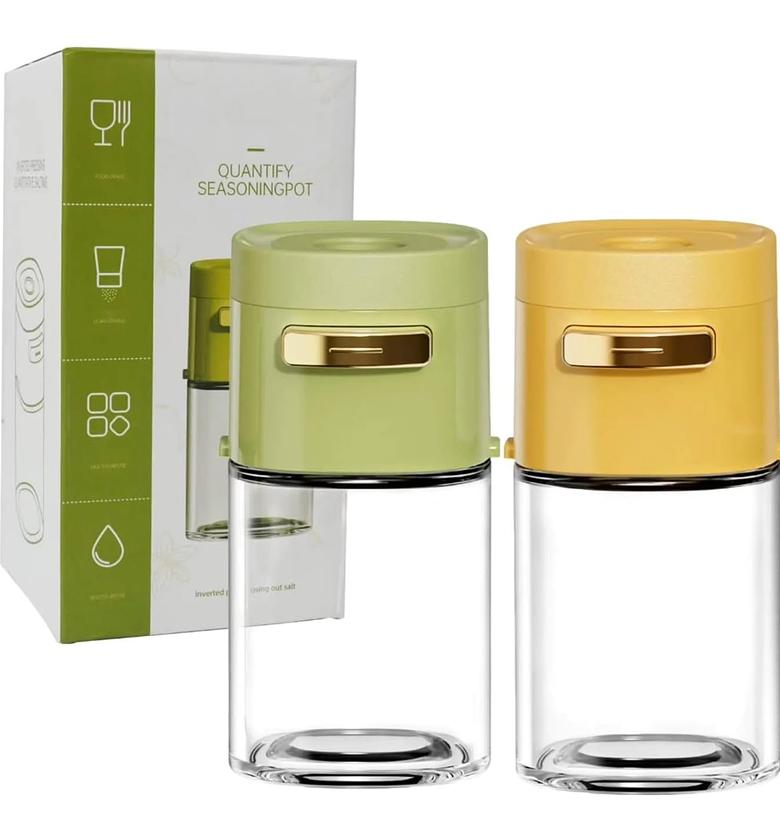 180ml Glass Quantitative Press-Type Seasoning Dispenser image