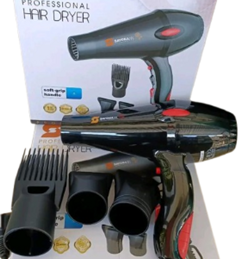 HAIR BLOWDRY. Sayona Commercial HAIR BLOW DRIER 2000W High Quality Soft Grip Handle. BEST QUALITY RECOMMENDED image