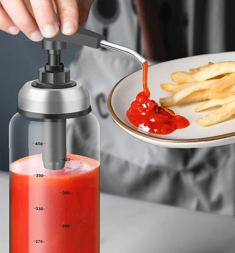 Glass Oil Bottle image