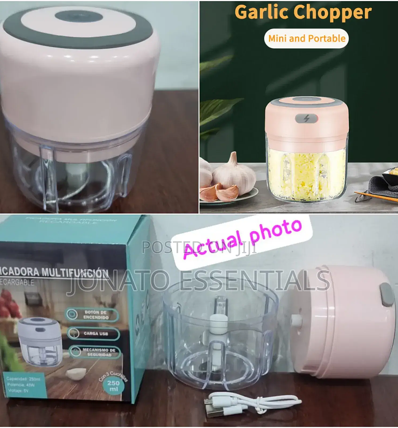 Electric Mini Garlic Crusher, Food Chopper image