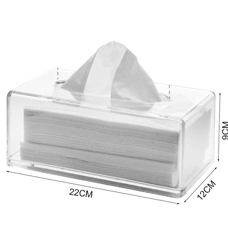 Transparent Table Decoration Acrylic Napkin Dispenser image