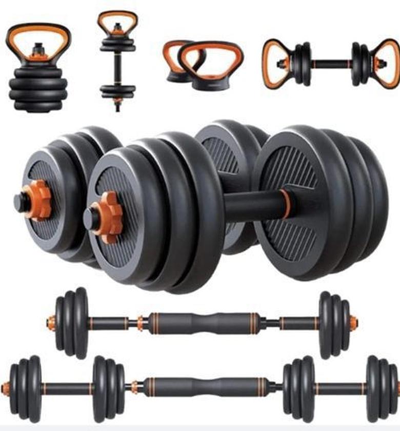 SkyLand  6in1 Adjustable Kettle Bell Weights Dumbbell Set.  image