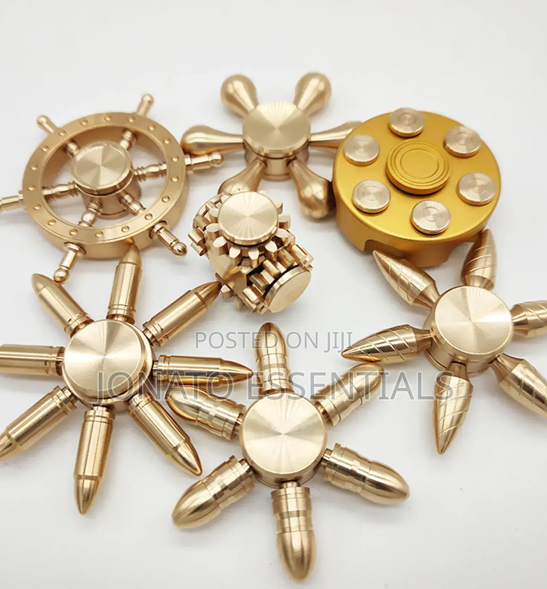 Metallic Fidget Spinner, Stress Relief Fidget Toy image